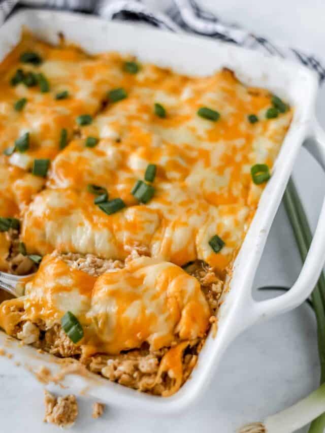 Green Chili Chicken Casserole Whole Lotta Yum