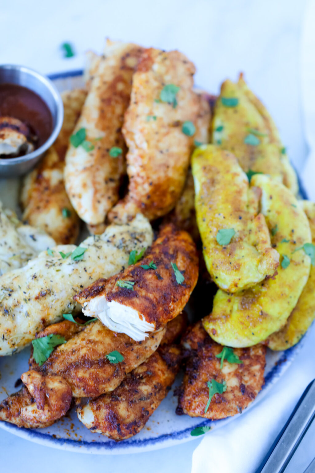 Air Fryer Frozen Chicken Tenderloins (Easy & Healthy Recipe!)