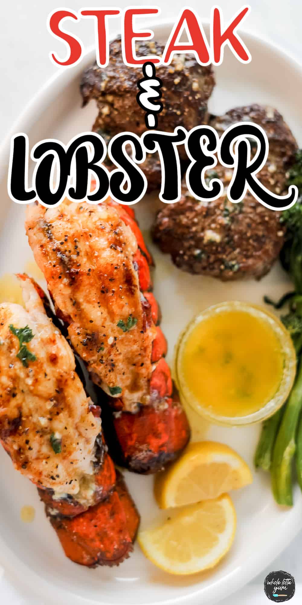 surf and turf steak and lobster pin