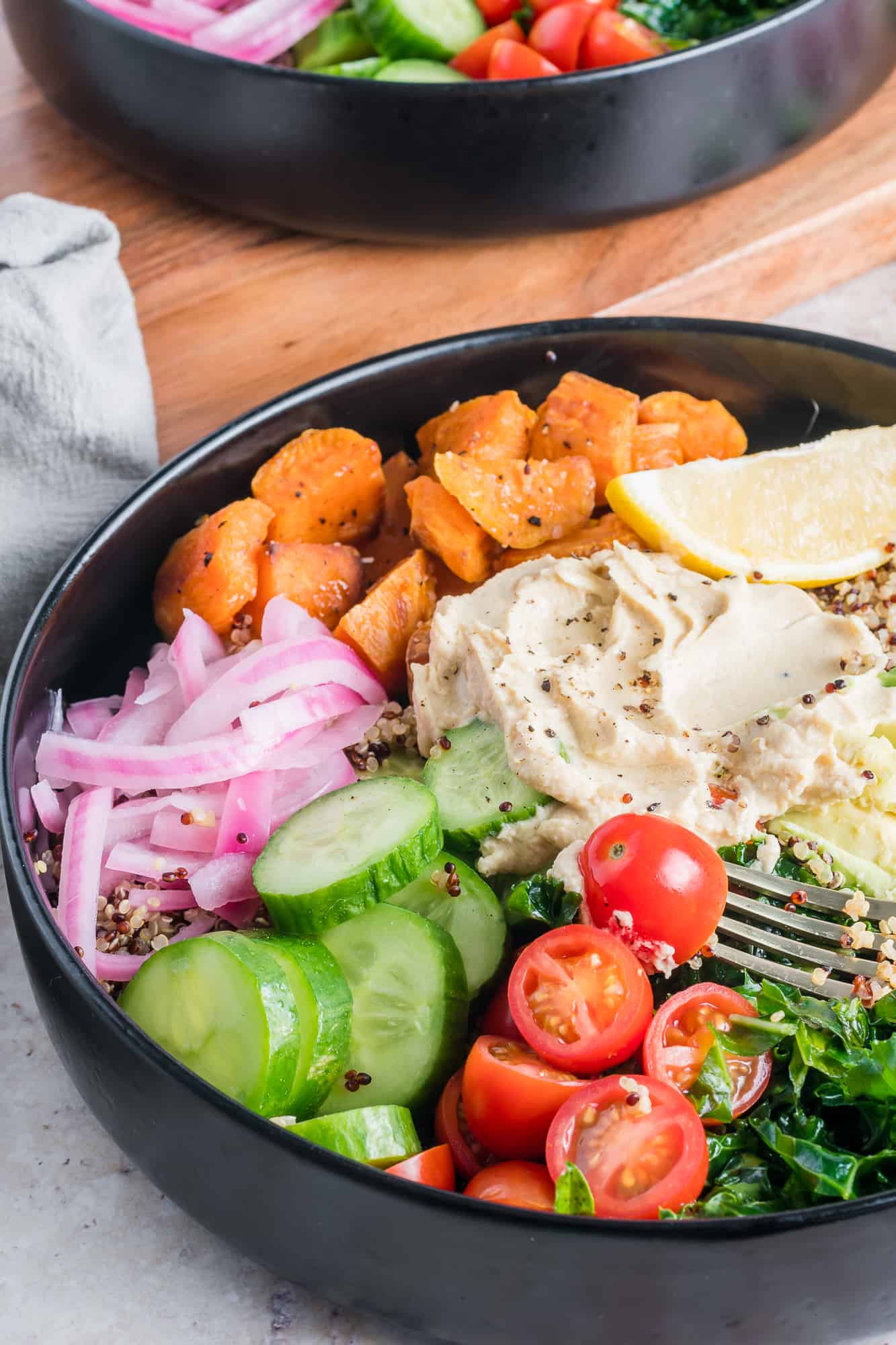 Vegan Mediterranean Bowl Recipe Whole Lotta Yum