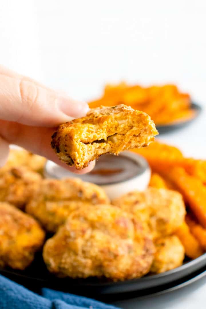 Air Fryer Ground Chicken Nuggets (Healthy & Easy!) Whole Lotta Yum