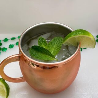 st patty's day mule easy holiday drink