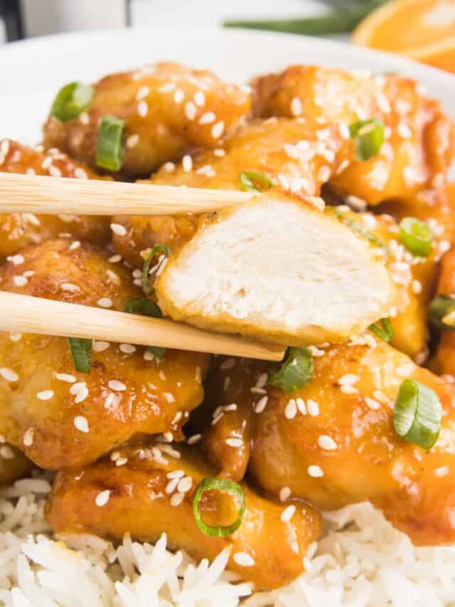 How to Cook Orange Chicken in Air Fryer Whole Lotta Yum