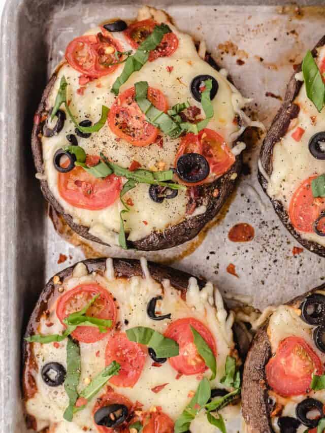 Portobella Pizza Whole Lotta Yum