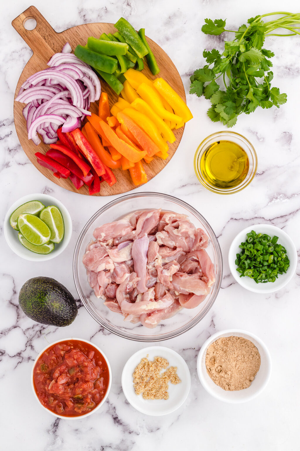 Sheet Pan Chicken Fajita Meal Prep Whole Lotta Yum