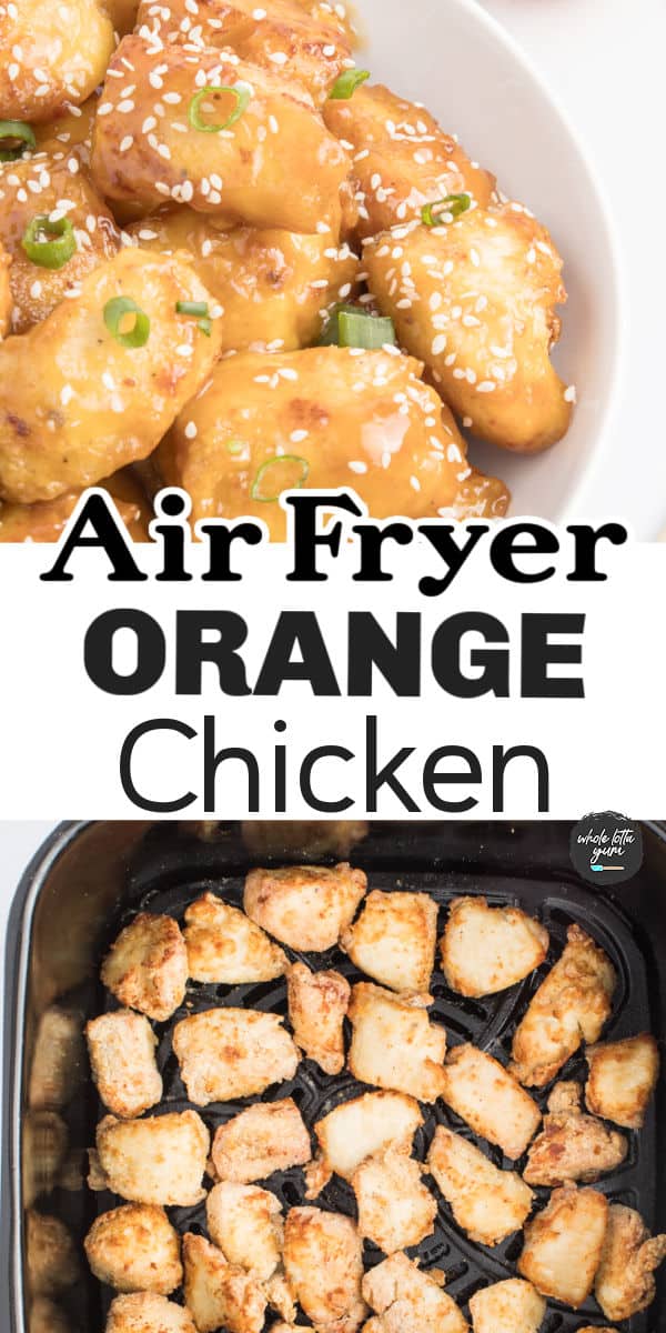 Crispy Air Fryer Orange Chicken Recipe Whole Lotta Yum