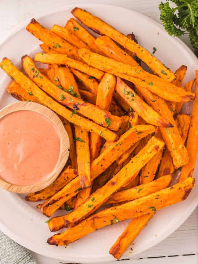 Sweet Potato Fries (Air Fryer) Whole Lotta Yum