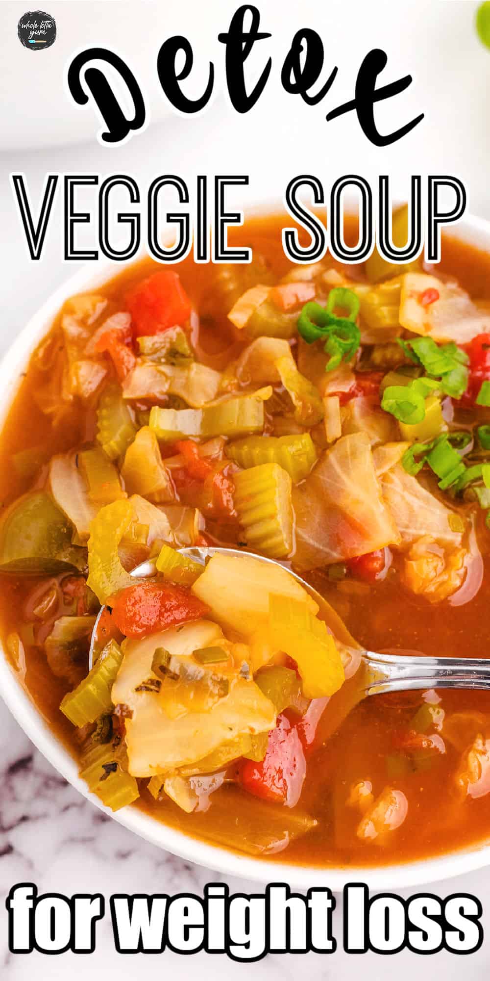 Detox Cabbage Soup (Sacred Heart Soup Diet) Whole Lotta Yum