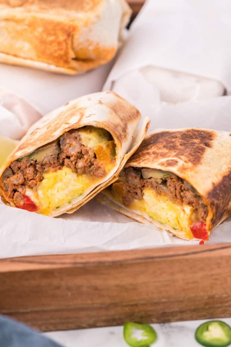 Make Ahead Breakfast Burritos (freezer meal prep) Whole Lotta Yum
