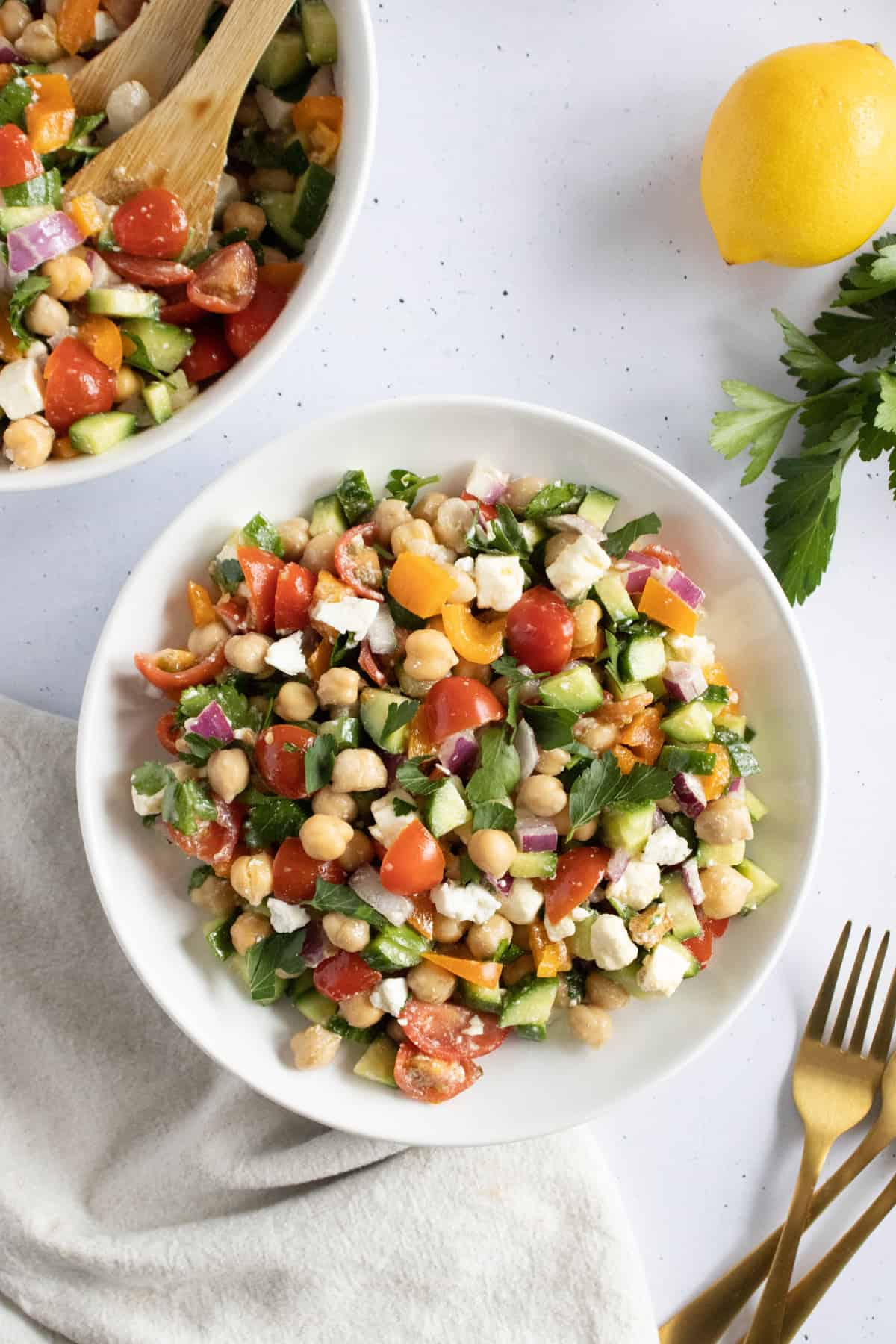 Chickpea Salad Meal Prep Recipe – Meal Prep Salad Recipe — Eatwell101