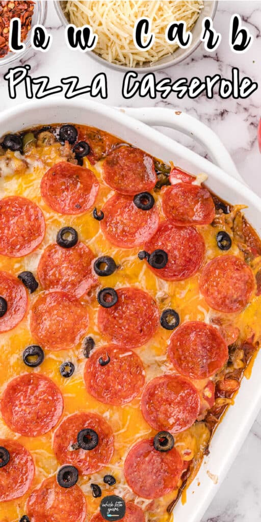 Crustless Pizza Casserole (Without Pasta)