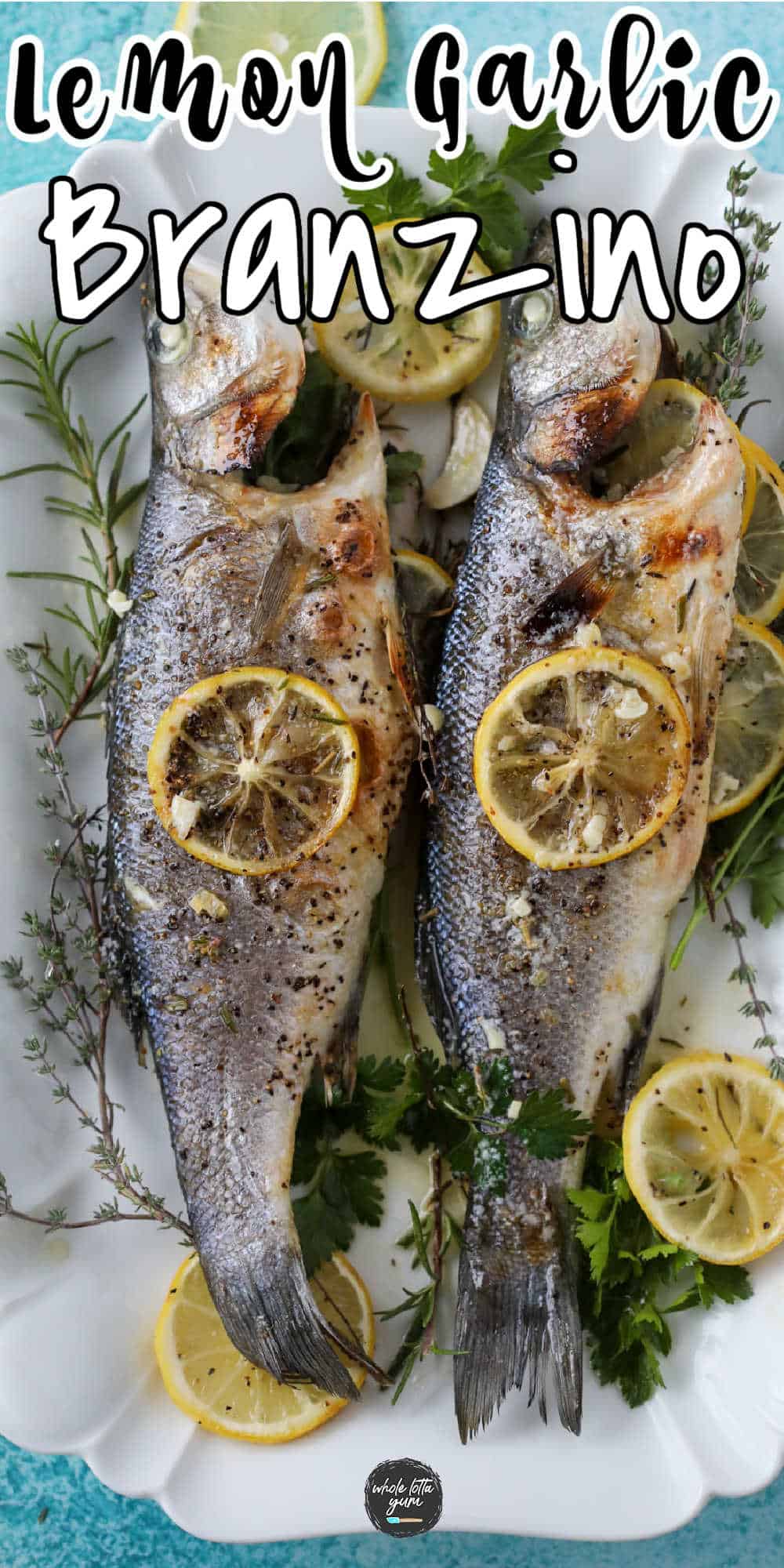 Whole Roasted Fish With Oregano, Parsley, and Lemon Recipe