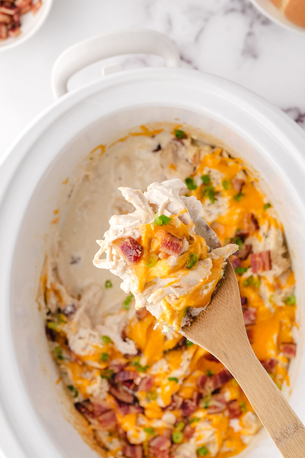 Easy Crack Chicken (Crock Pot Recipe) Whole Lotta Yum