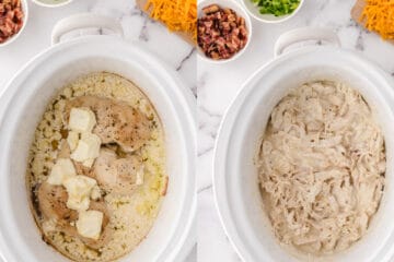 Easy Crack Chicken (Crock Pot Recipe) - Whole Lotta Yum