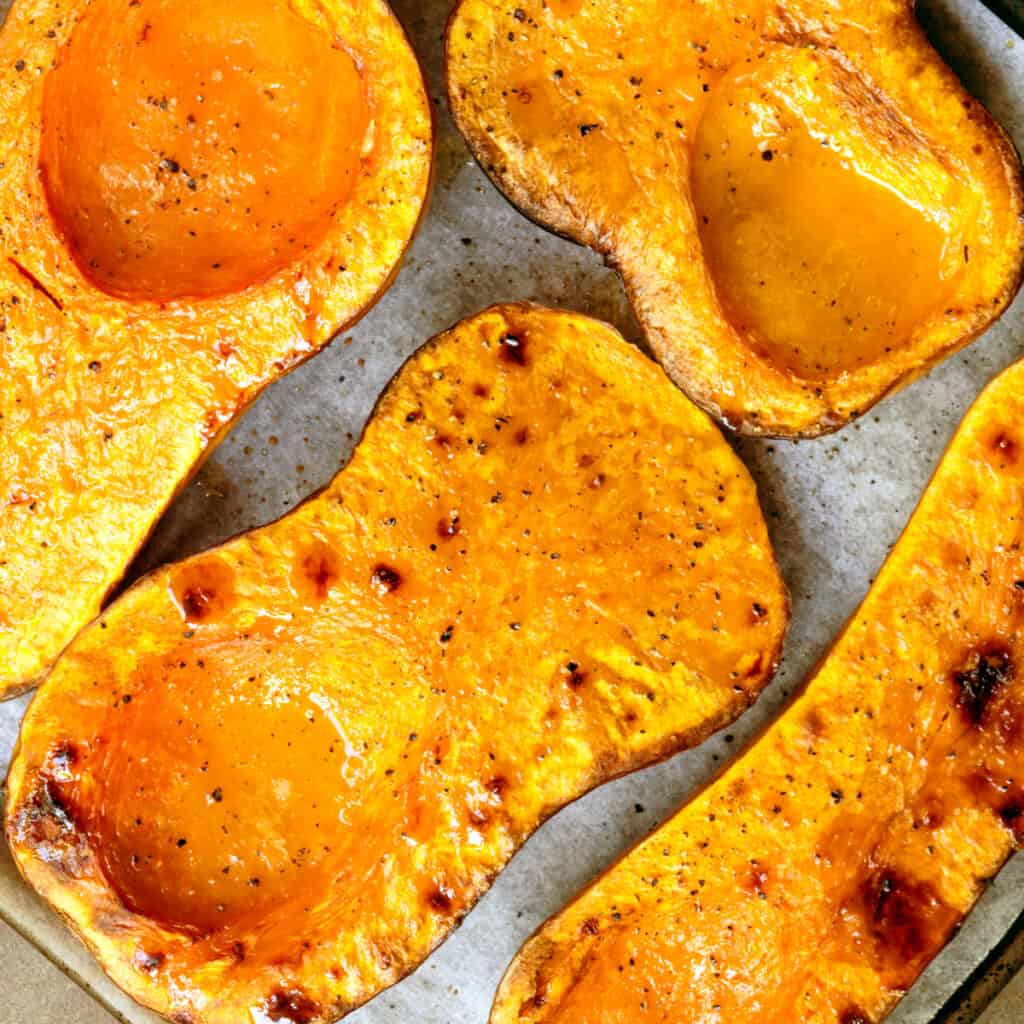 Baked Butternut Squash in the Oven - Whole Lotta Yum