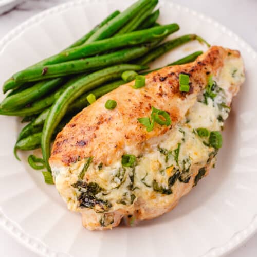 Spinach Stuffed Chicken Breast (in the Oven) Whole Lotta Yum