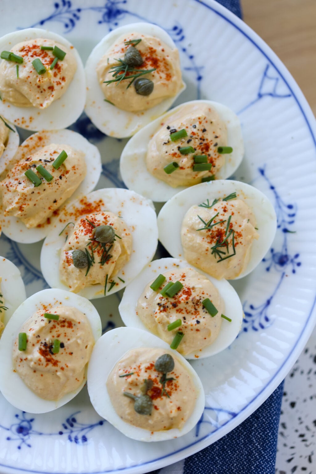 Greek Yogurt Deviled Eggs (No Mayo | Healthy) - Whole Lotta Yum