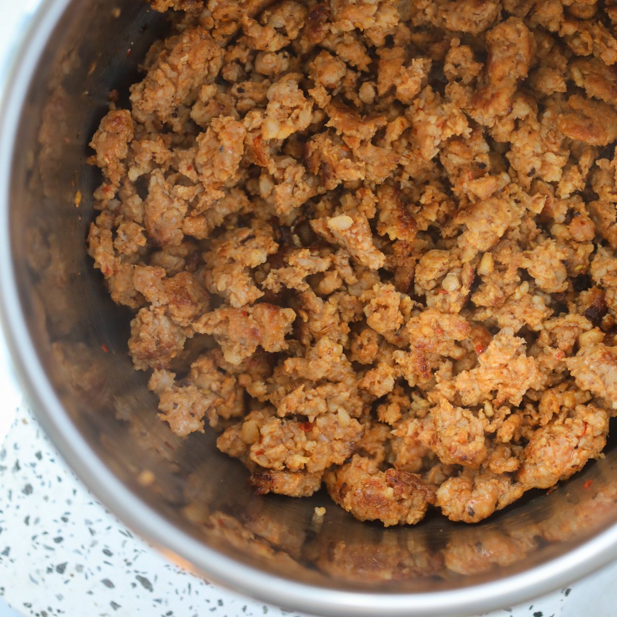cooking ground italian sausage in an instant pot