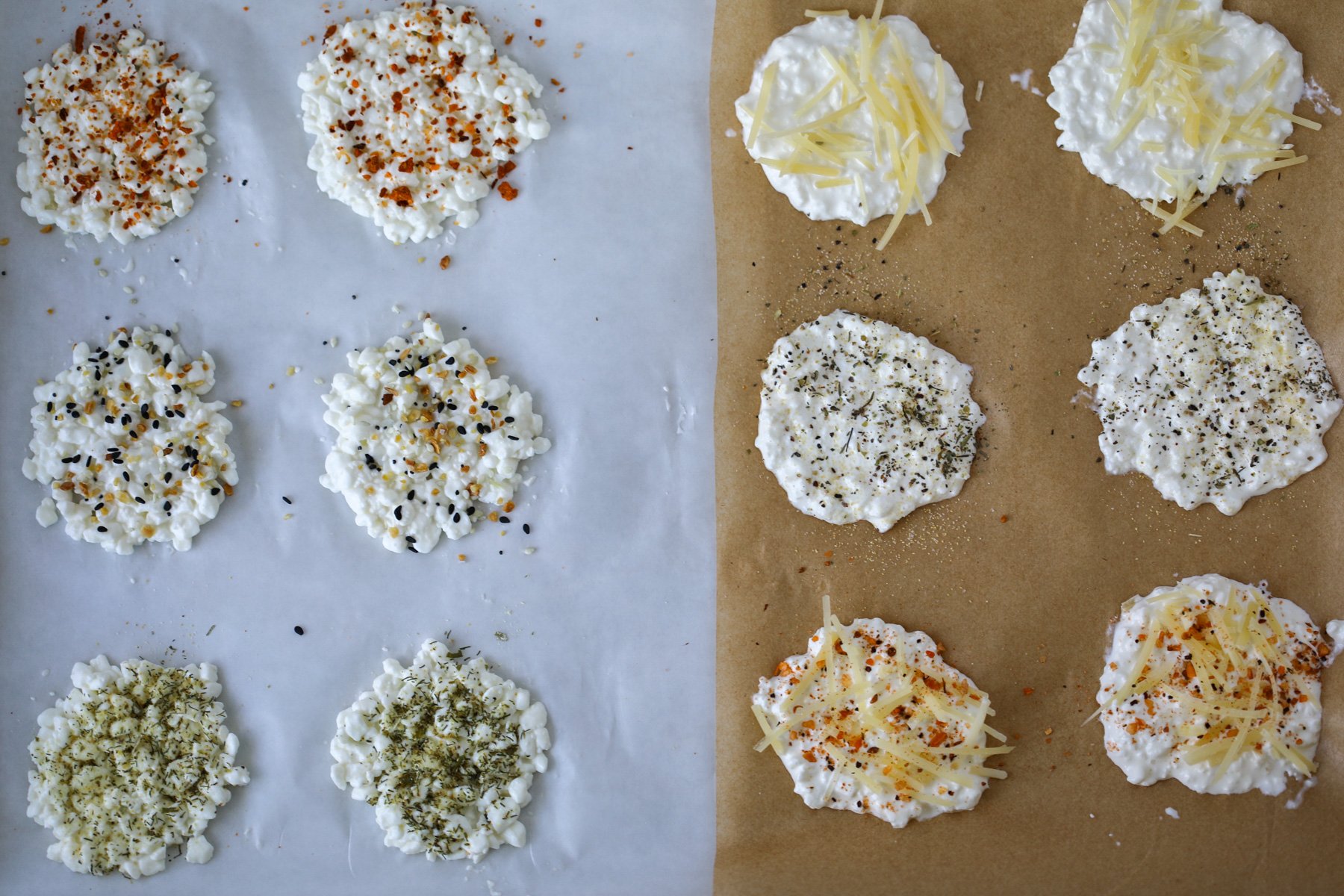cottage cheese chip seasoning ideas before baking in the oven