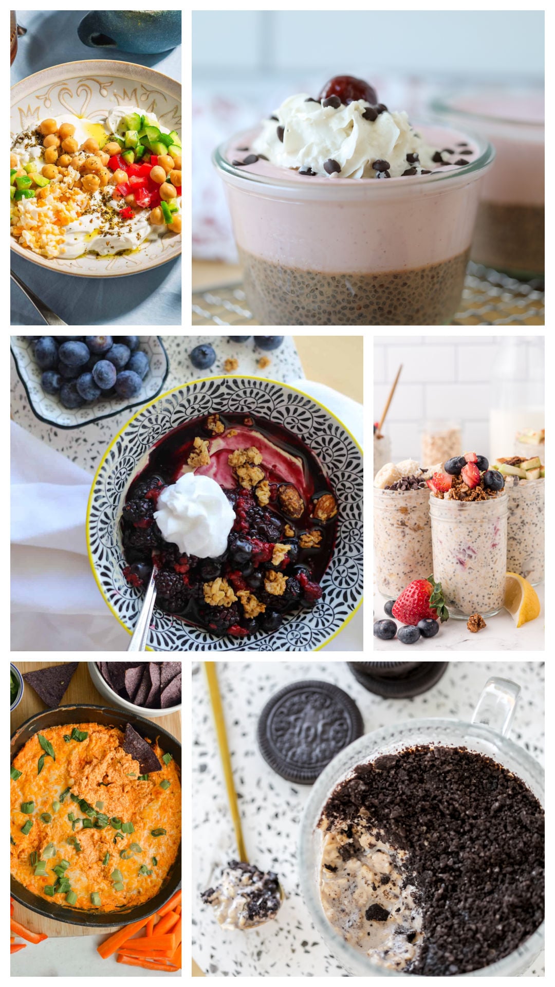high protein recipes with greek yogurt collage of ideas