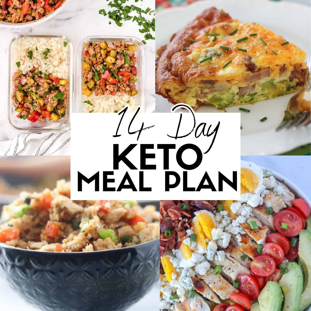 free keto meal plan pdf collage of recipes