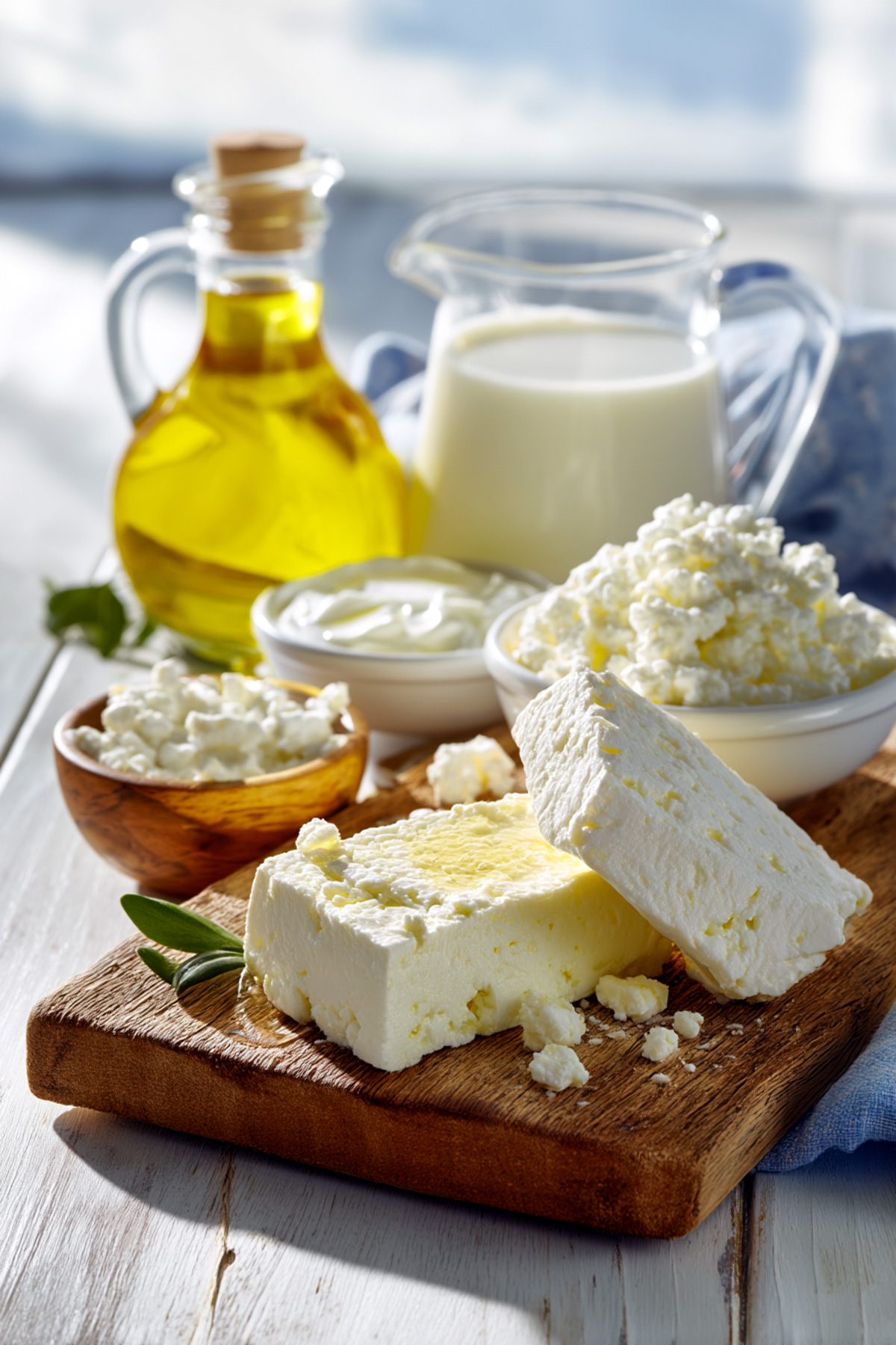 mediterranean diet food list of cheese and dairy products