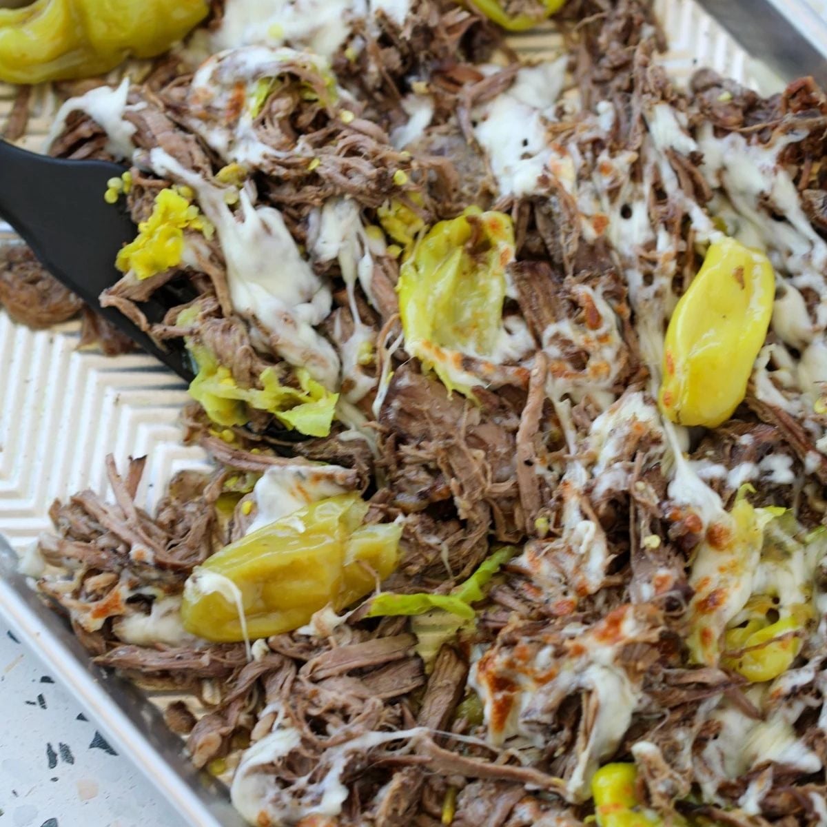 Easy Crockpot Italian Beef