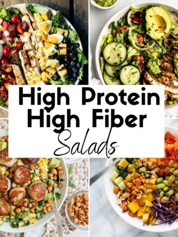 High Protein High Fiber Salads