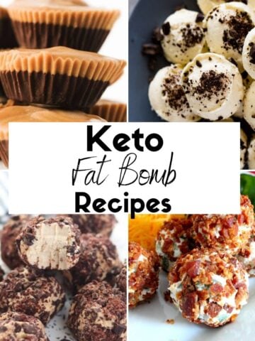college of Keto Fat Bombs with sweet and savory options