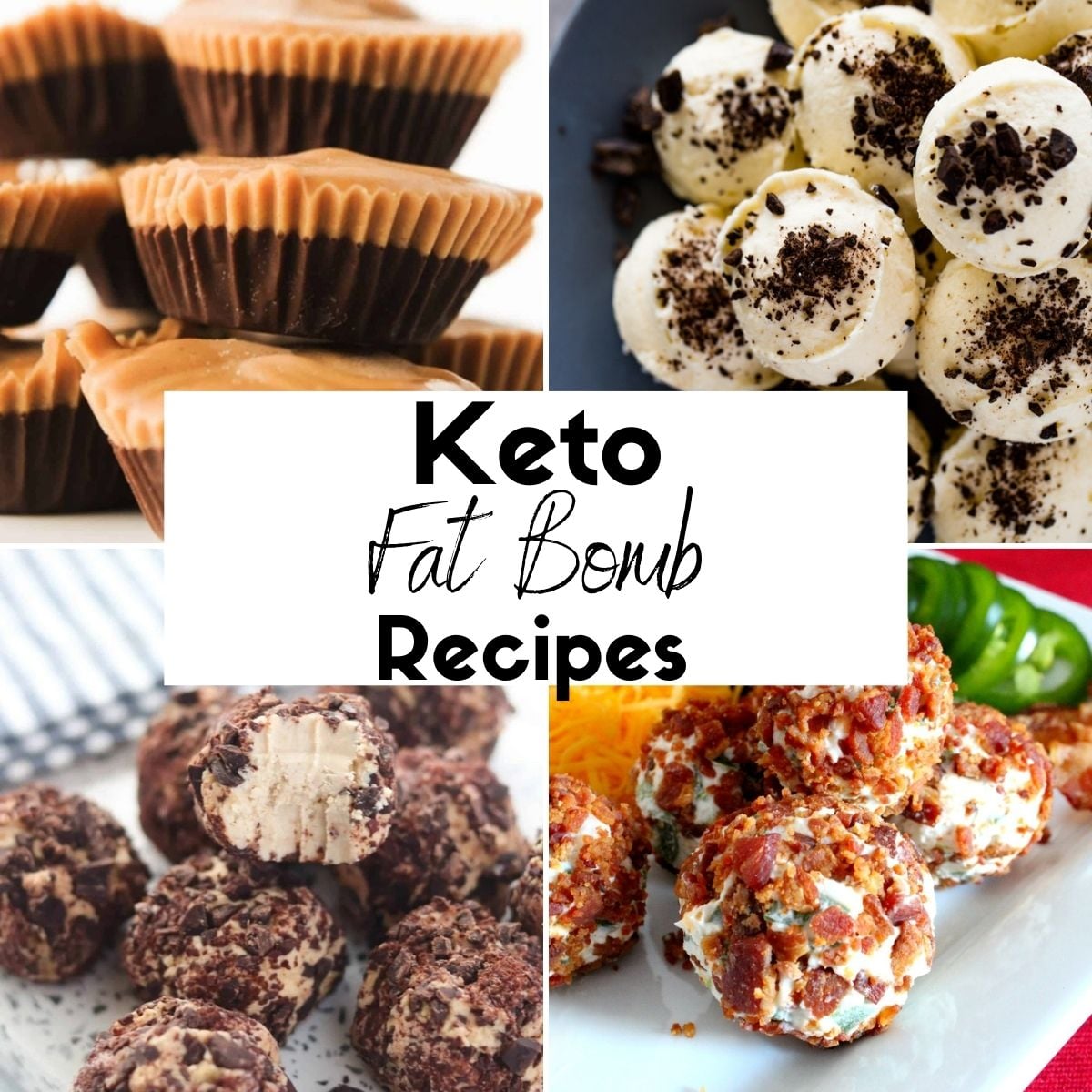college of Keto Fat Bombs with sweet and savory options