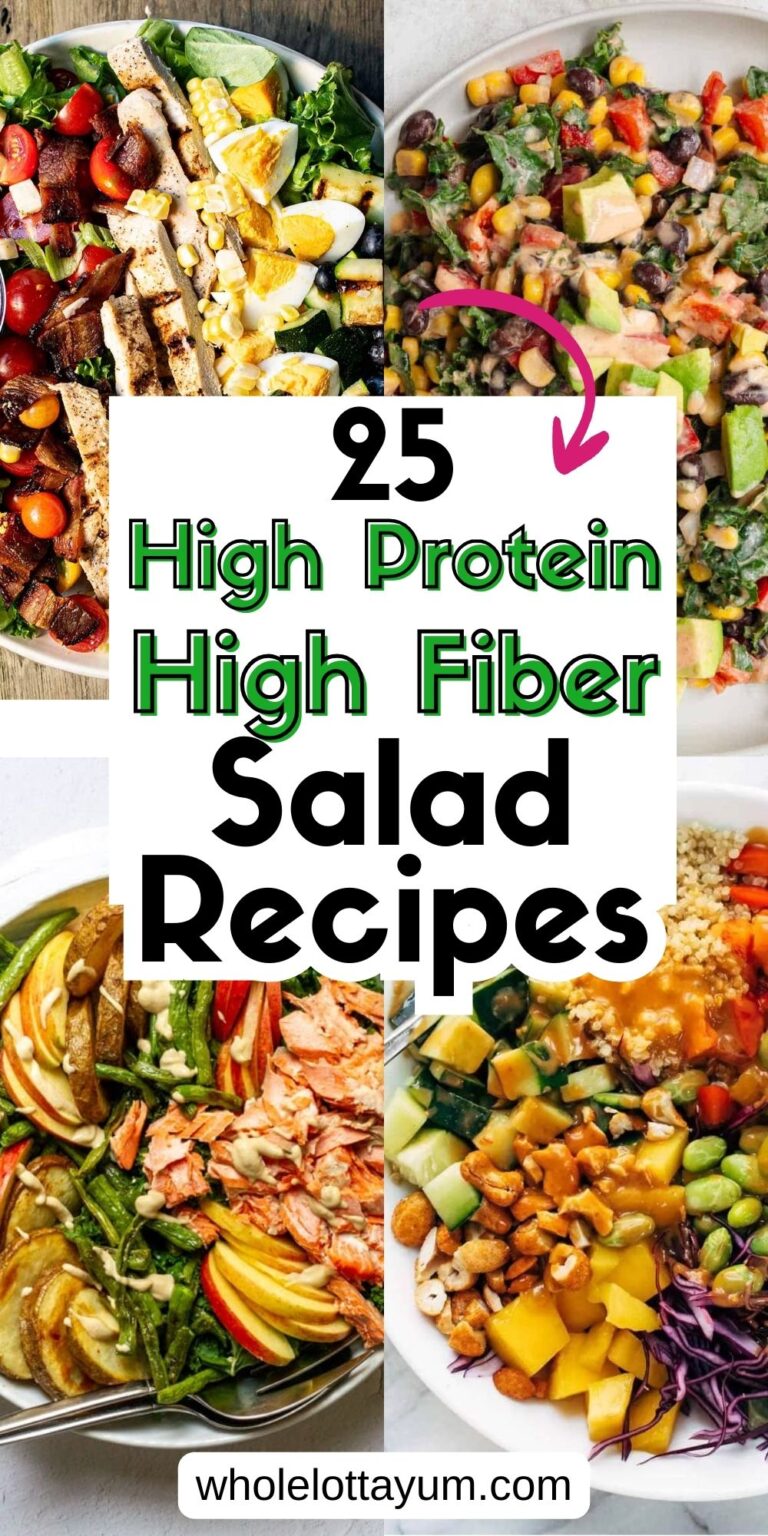25 High Protein High Fiber Salads That Keep You Full 25 High Protein High Fiber Salads That Keep You Full