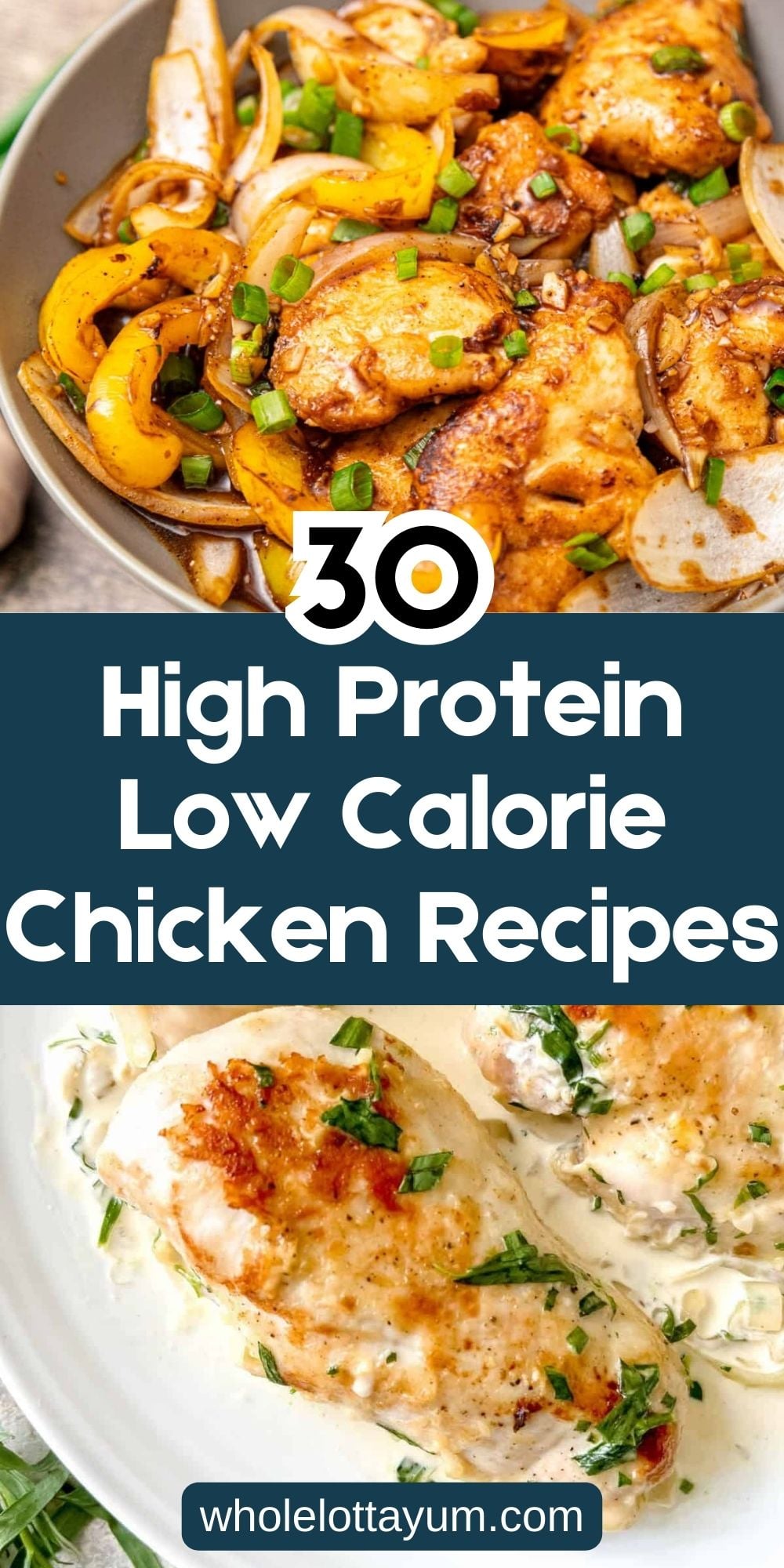High Protein Low Calorie Chicken Recipes Pinterest Pin