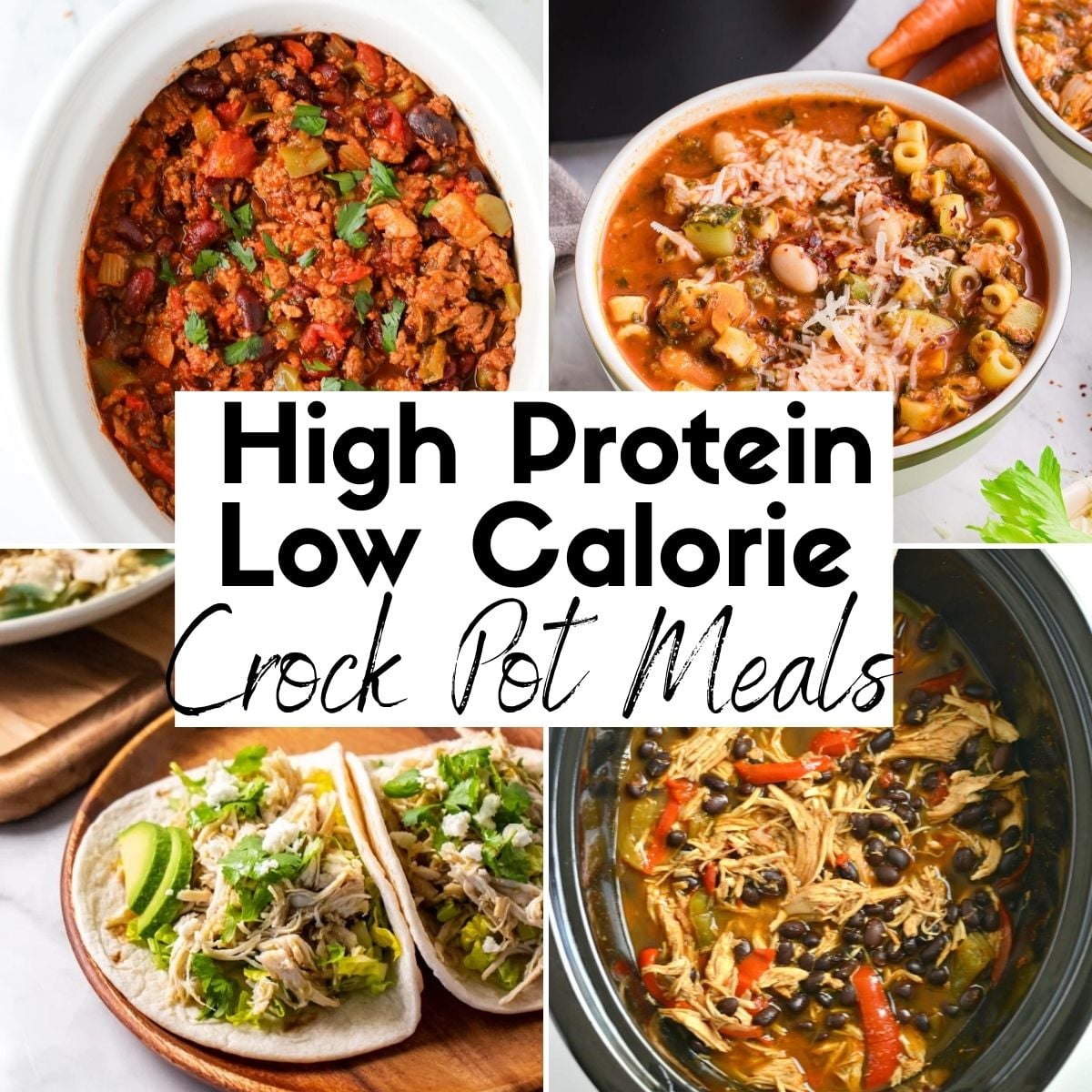 High Protein Low Calorie Crock Pot Meals