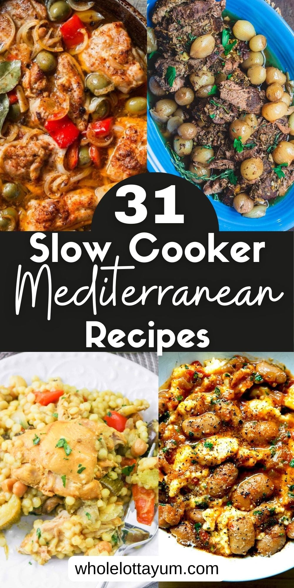 Mediterranean slow cooker meals