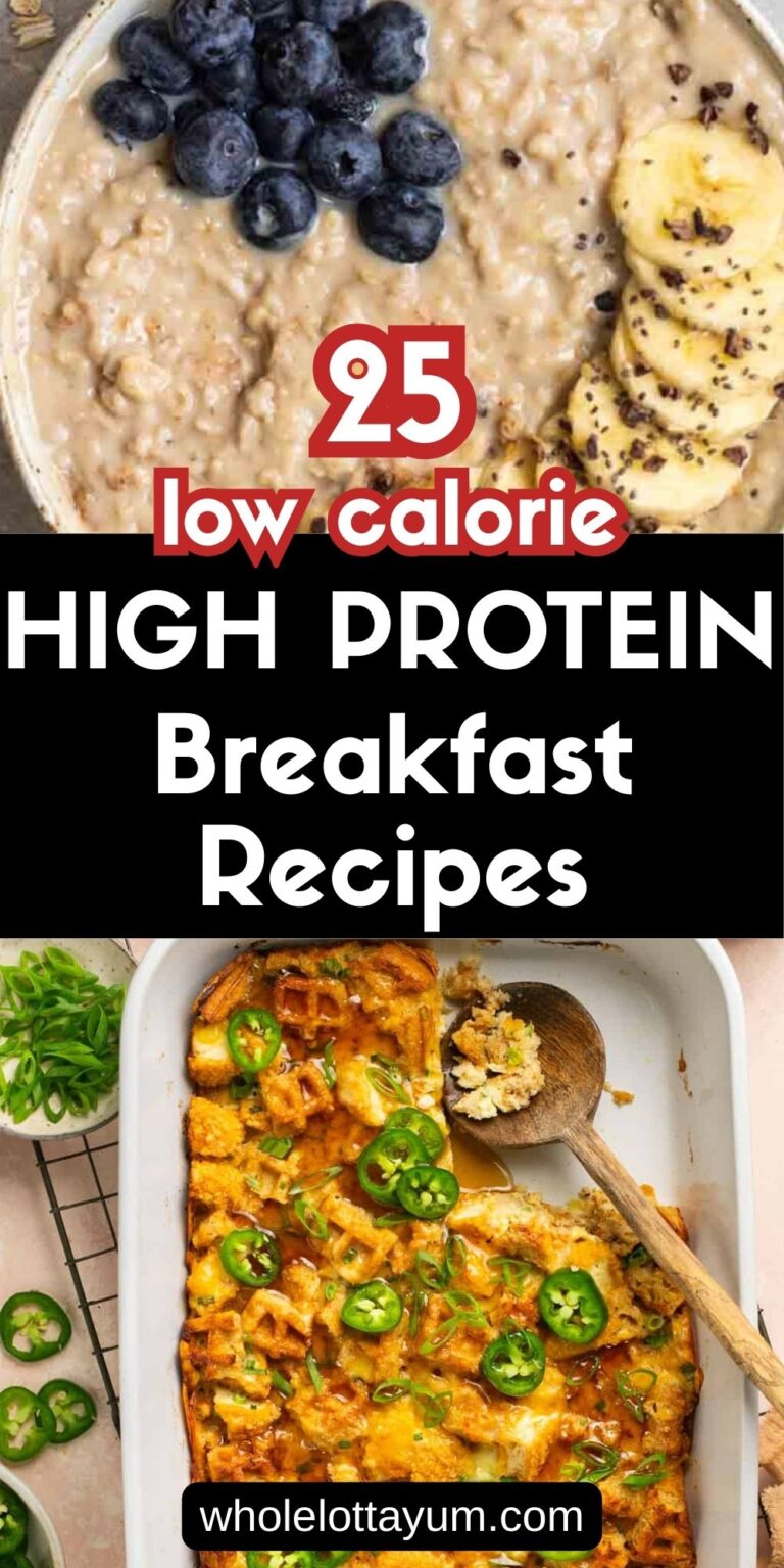 25 Low Calorie High Protein Breakfast for Weight Loss