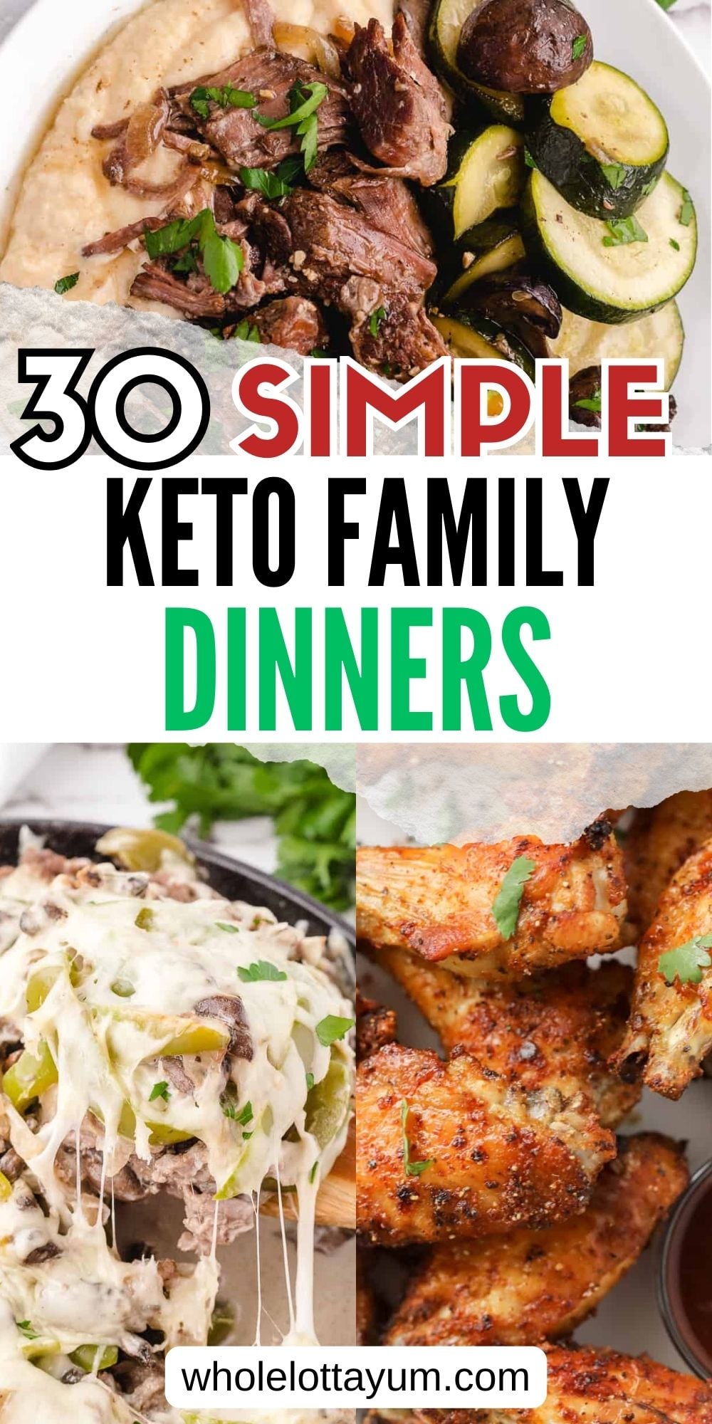 These keto meals are quick, simple, and perfect for weeknight dinners. Packed with low carb dinners using chicken, pork, and ground beef, they&rsquo;re healthy and family friendly.