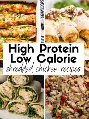 High Protein Low Calorie Shredded Chicken Recipes