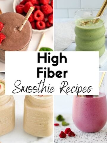 Healthy High Fiber Smoothie Recipes