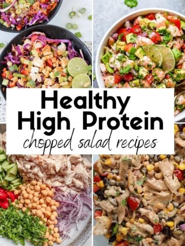 Healthy High Protein Chopped Salad Recipes