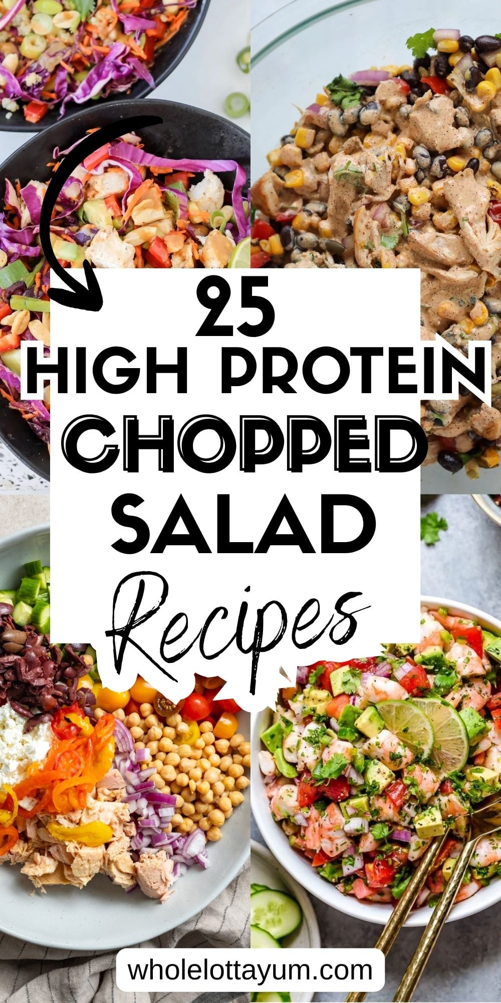 High Protein Chopped Salads