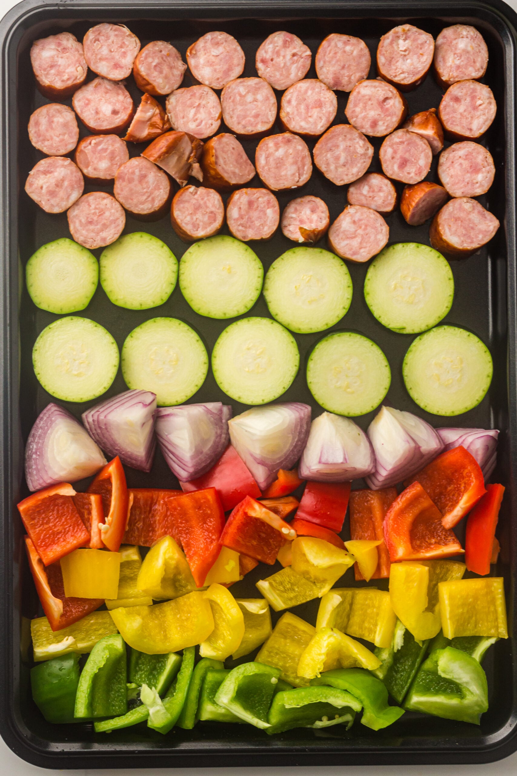 How to Make Sheet Pan Sausage and Vegetables