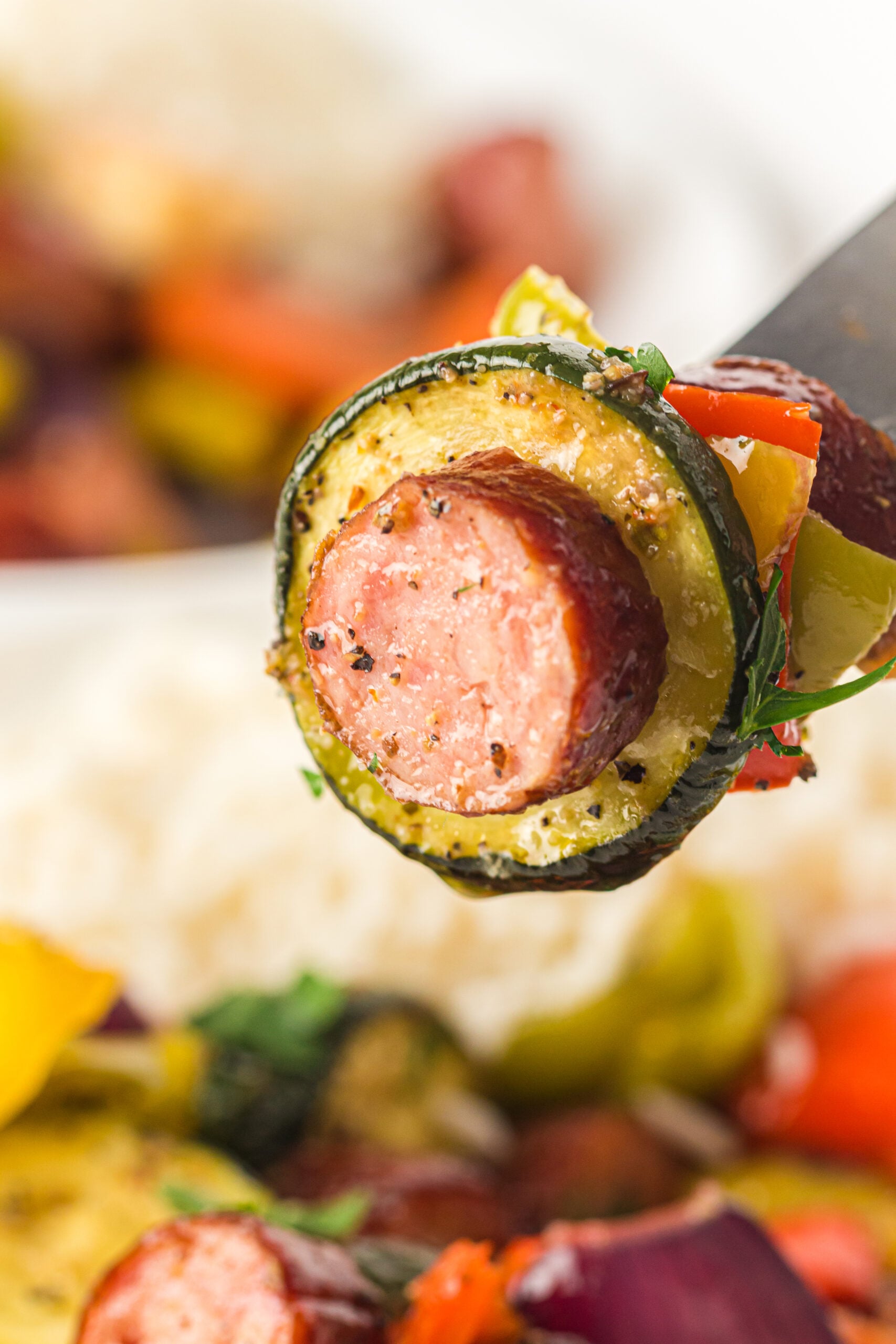 Sheet Pan Sausage and Vegetables