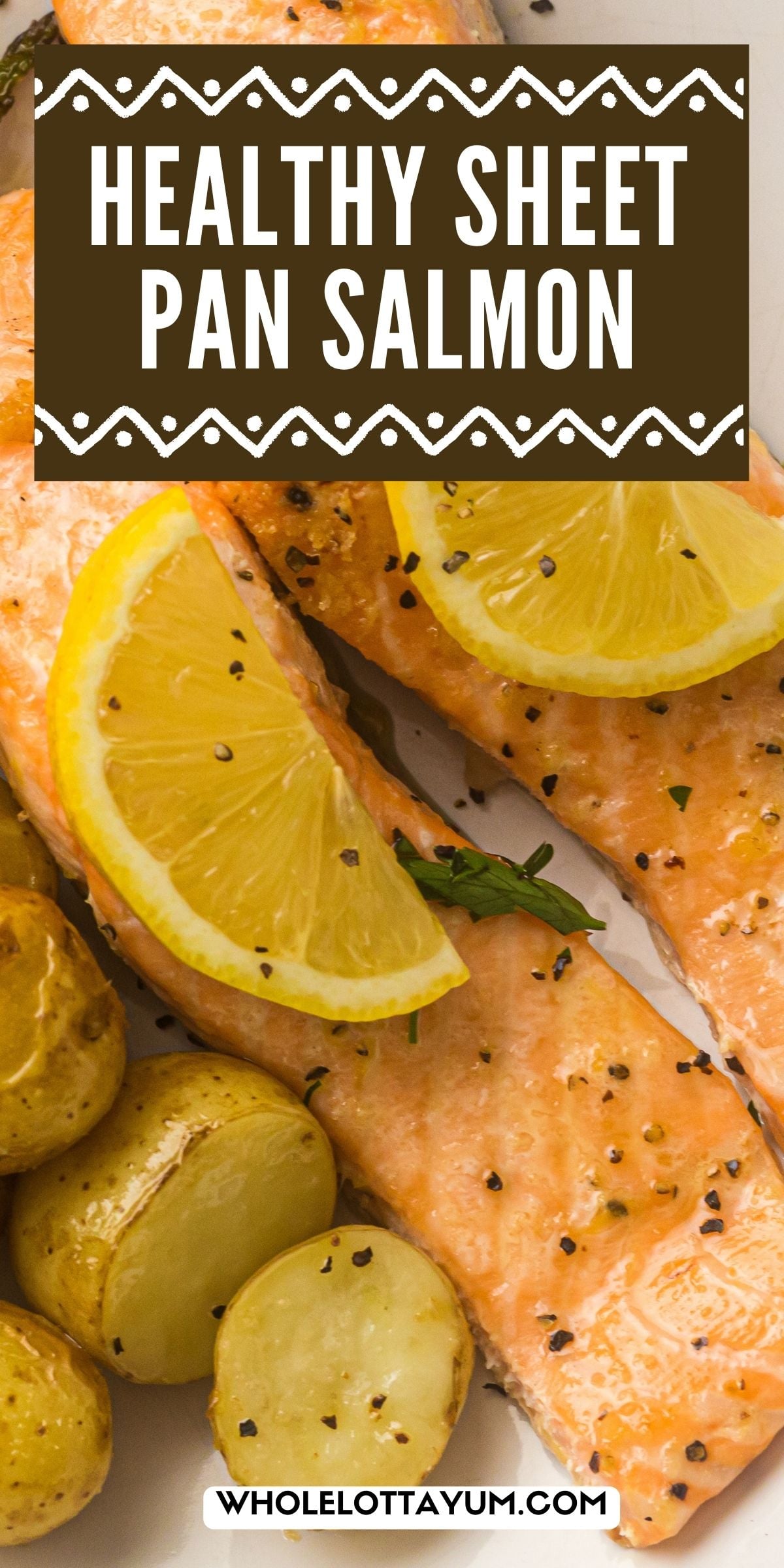 healthy sheet pan salmon and veggies