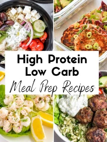 High Protein Low Carb Meal Prep