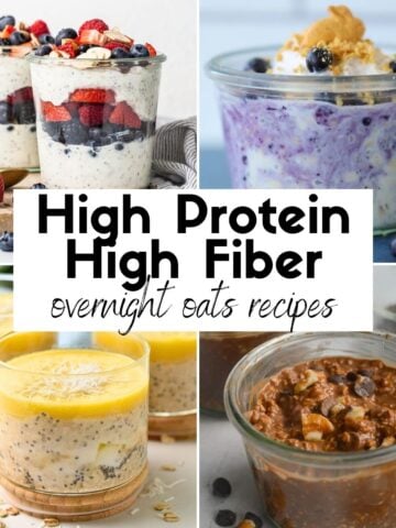 h Protein High Fiber Overnight Oats Recipes
