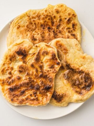 Cottage Cheese Flatbread with Flour