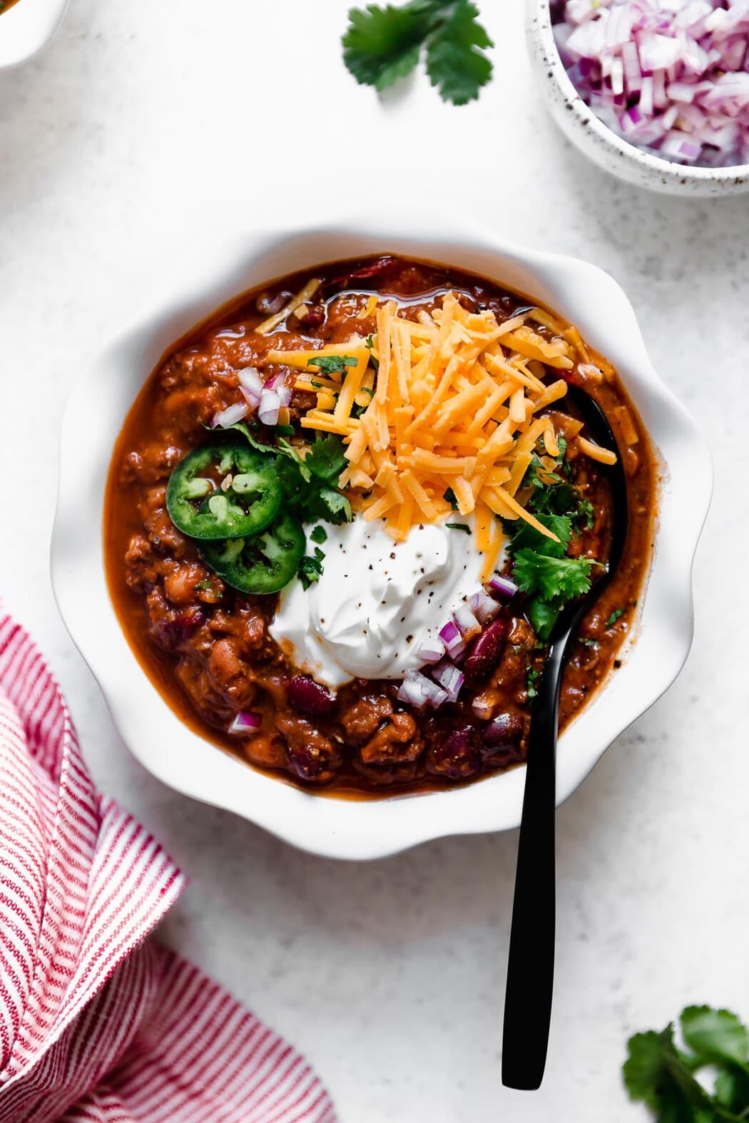 Slow Cooker Beef and Bean Chili