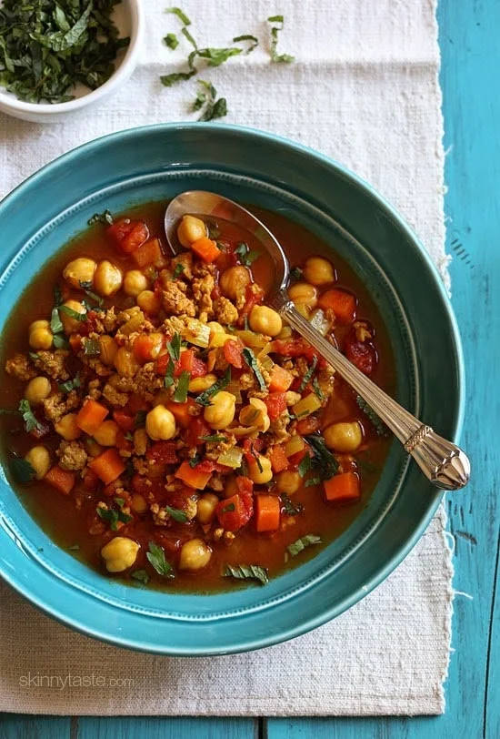 slow cooker morrocan chickpea soup